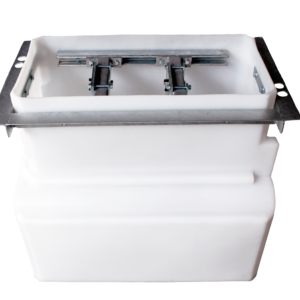 CAJA CONTENEDORA 2 PRODUCTOS CON BARRA Y PLATO.
