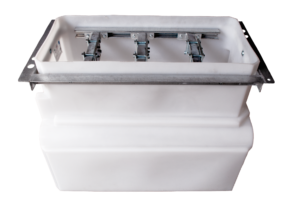 CAJA CONTENEDORA 3 PRODUCTOS CON BARRA Y PLATO