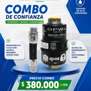 COMBO BREAKAWAY REUTILIZABLE 3/4" + MANGUERA CORTA