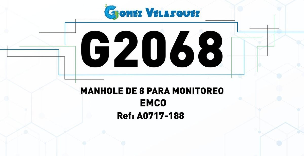 MANHOLE DE 8 PARA MONITOREO - EMCO - Image 2