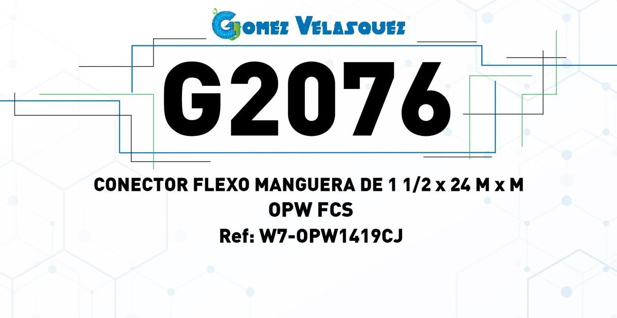 CONECTOR FLEXO MANGUERA DE 1 1/2 x 24 M x M - OPW FCS - Image 2