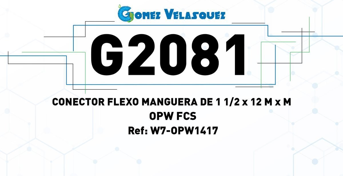 CONECTOR FLEXO MANGUERA DE 1 1/2 x 12 M x M - OPW FCS - Image 2