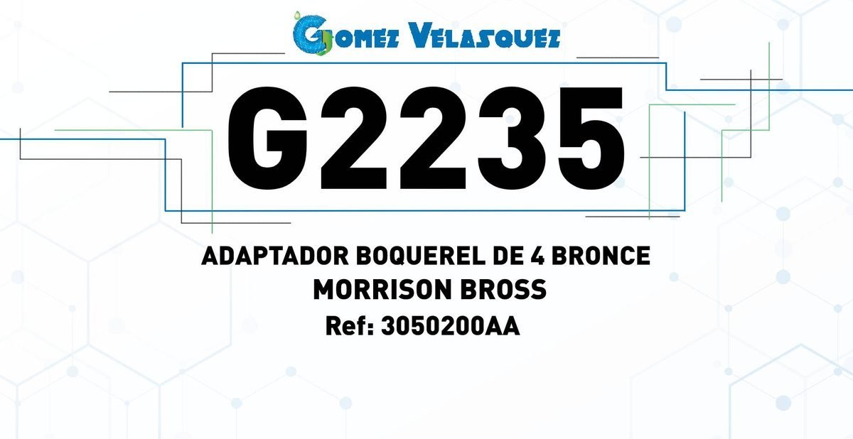 ADAPTADOR BOQUEREL DE BRONCE 4" - MORRISON BROSS - Image 2