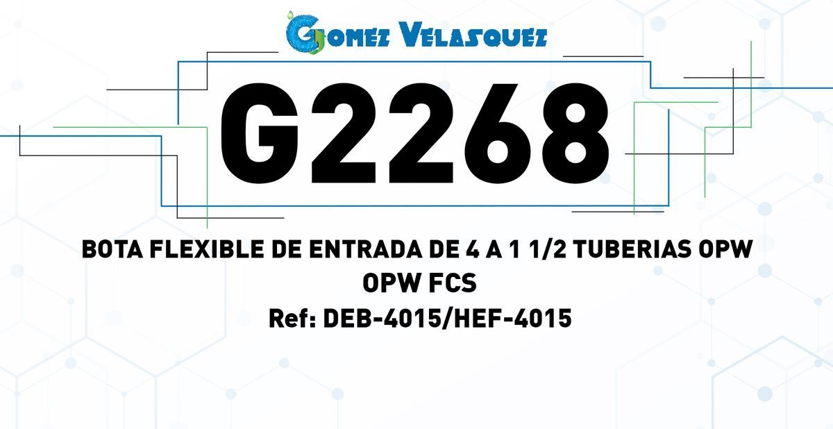 BOTA FLEXIBLE DE ENTRADA DE 4 A 1 1/2 TUBERIAS OPW - OPW FCS - Image 2