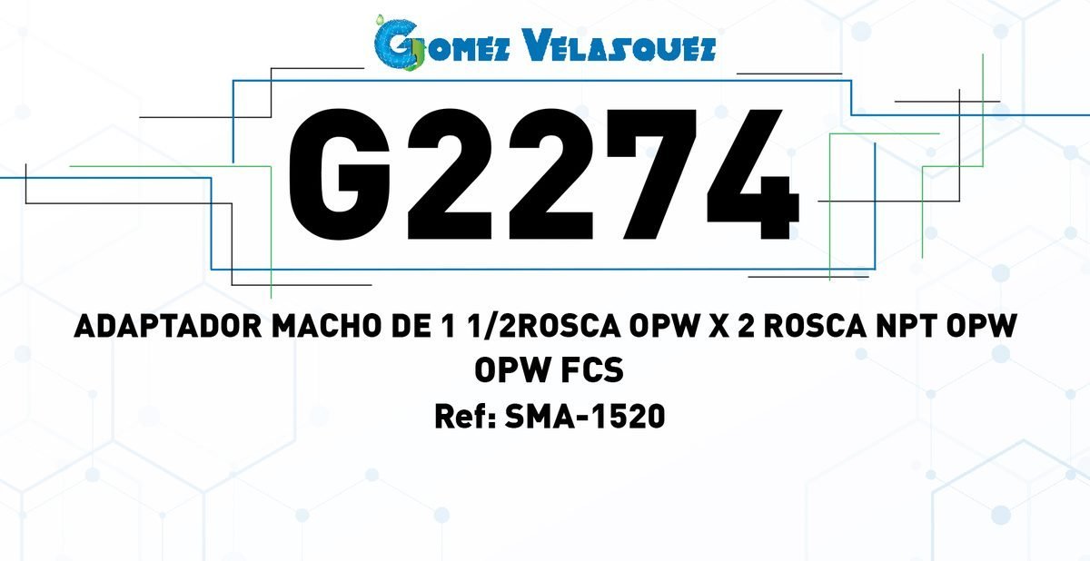 ADAPTADOR MACHO DE 1 1/2 ROSCA OPW X 2 ROSCA NPT OPW - OPW FCS - Image 2