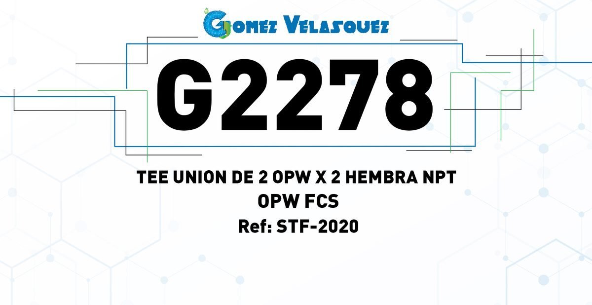 TEE UNION DE 2 OPW X 2 HEMBRA NPT - OPW FCS - Image 2