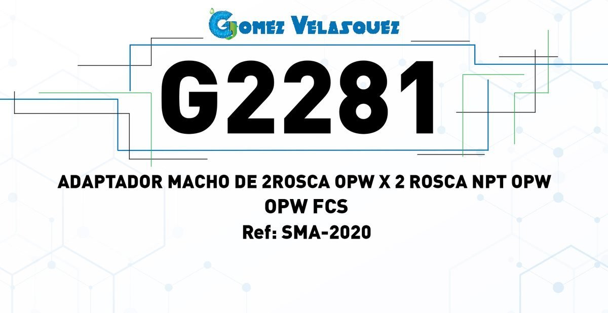 ADAPTADOR MACHO DE 2 ROSCA OPW X 2 ROSCA NPT OPW - OPW FCS - Image 2