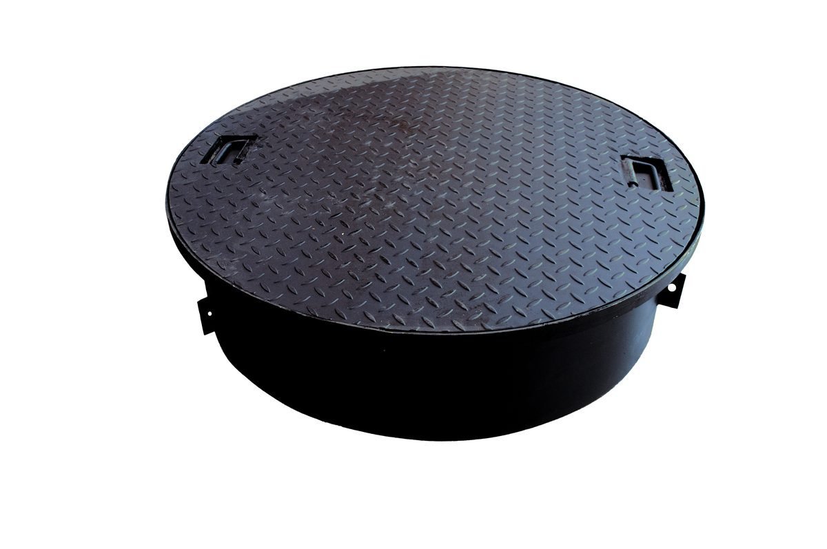 MANHOLE DE 40 CALIBRE TAPA 1/2 REFORZADA SUPER PES - NACIONAL