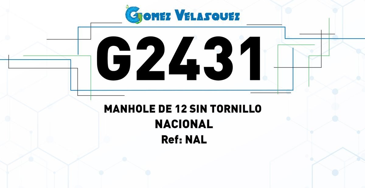 MANHOLE DE 12 SIN TORNILLO - NACIONAL - Image 2