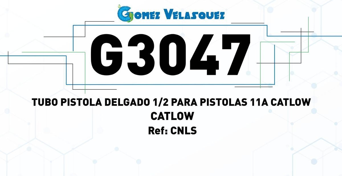 TUBO PISTOLA DELGADO 1/2 PARA PISTOLAS 11A CATLOW - Image 2