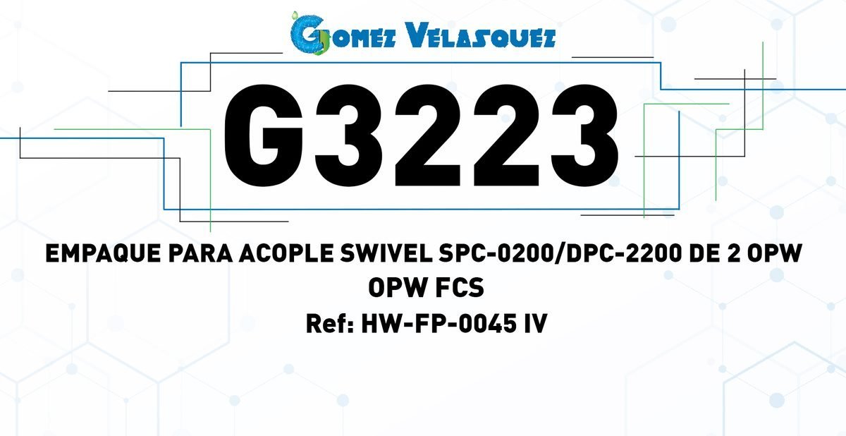 EMPAQUE PARA ACOPLE SWIVEL SPC-0200/DPC-2200 DE 2 OPW - OPW FCS - Image 2