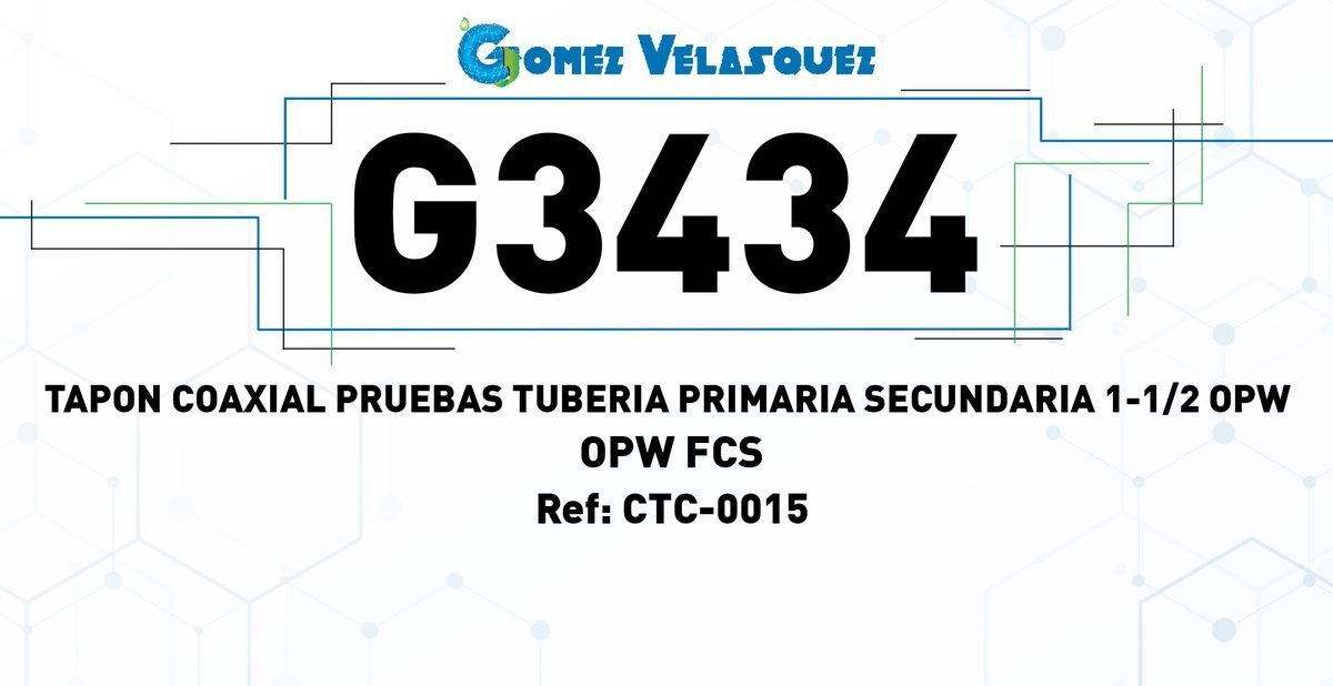 TAPON COAXIAL PRUEBAS TUBERIA PRIMARIA SECUNDARIA 1-1/2 OPW - OPW FCS - Image 2
