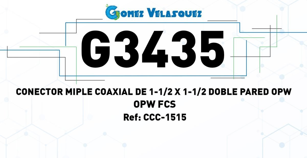 CONECTOR MIPLE COAXIAL DE 1 1/2 x 1 1/2 DOBLE PARED OPW - OPW FCS - Image 2